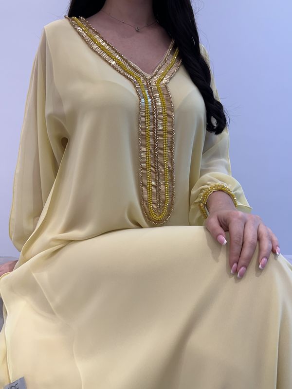2 Pc Chiffon Handmade Embroidery
